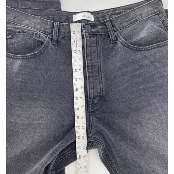 KanCan Dixon Ultra High Rise 90's Boyfriend Jeans Black/Gray Distressed Sz 15/31 - Picture 8 of 13